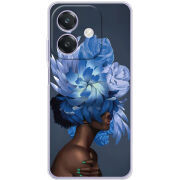 Чохол BoxFace OPPO A3 Exquisite Blue Flowers