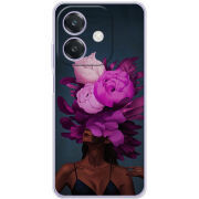 Чохол BoxFace OPPO A3 Exquisite Purple Flowers