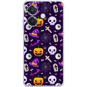 Чохол BoxFace OPPO A3 Halloween Purple Mood