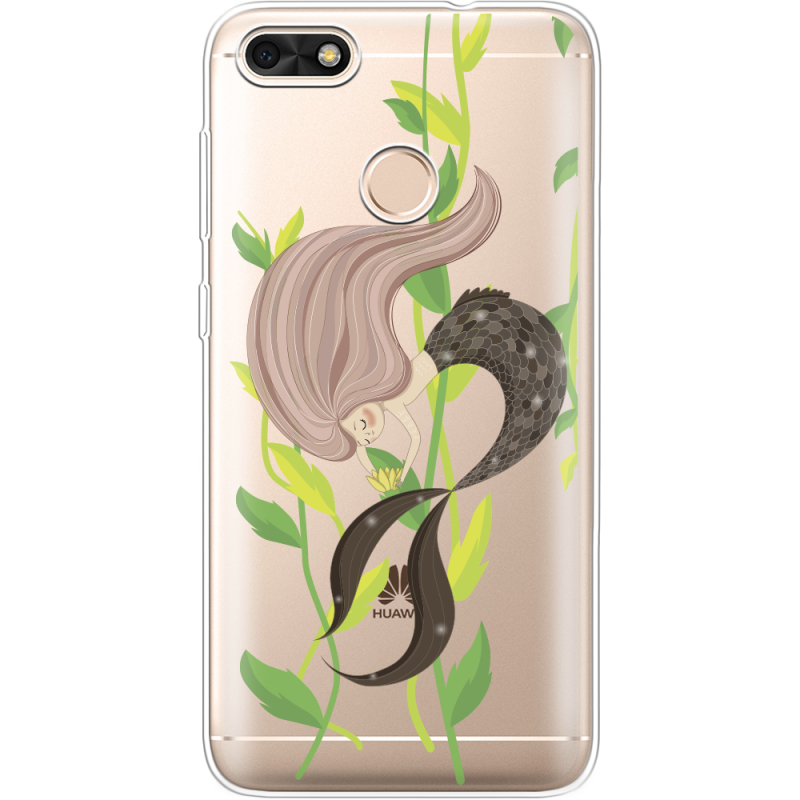 Прозрачный чехол Uprint Huawei Nova Lite 2017 Cute Mermaid