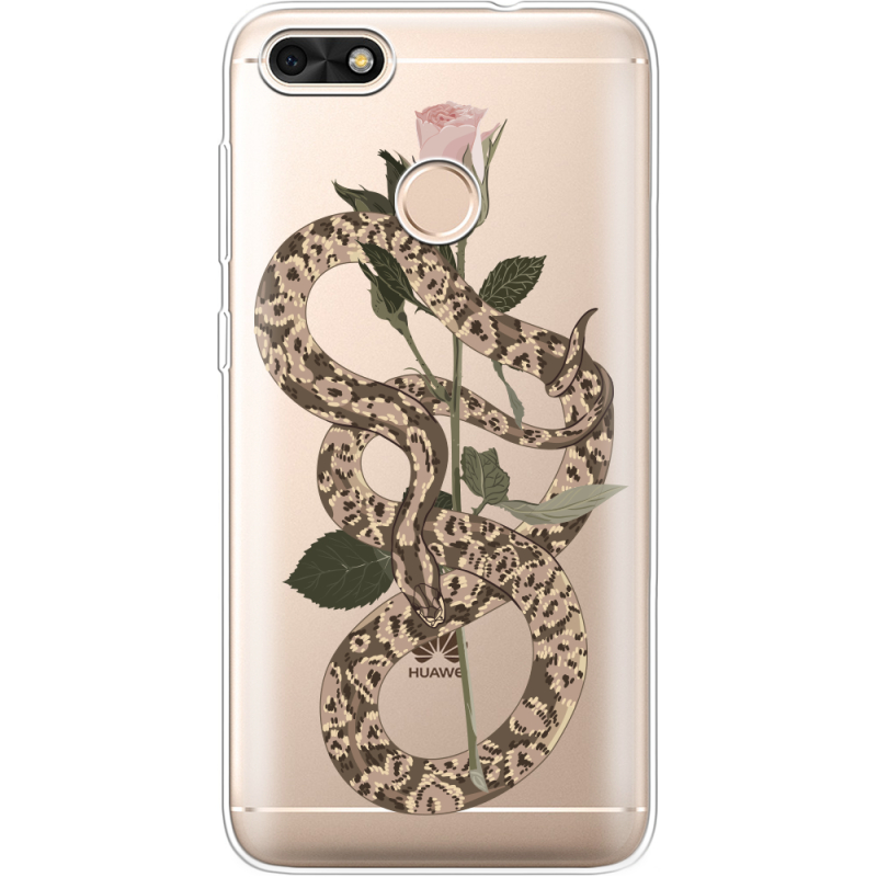 Прозрачный чехол Uprint Huawei Nova Lite 2017 Glamor Snake