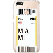 Прозрачный чехол Uprint Huawei Nova Lite 2017 Ticket Miami