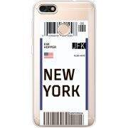 Прозрачный чехол Uprint Huawei Nova Lite 2017 Ticket New York