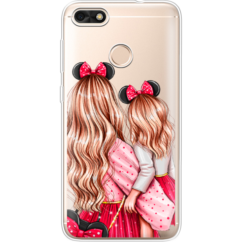 Прозрачный чехол Uprint Huawei Nova Lite 2017 Mouse Girls