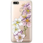 Прозрачный чехол Uprint Huawei Nova Lite 2017 Cherry Blossom
