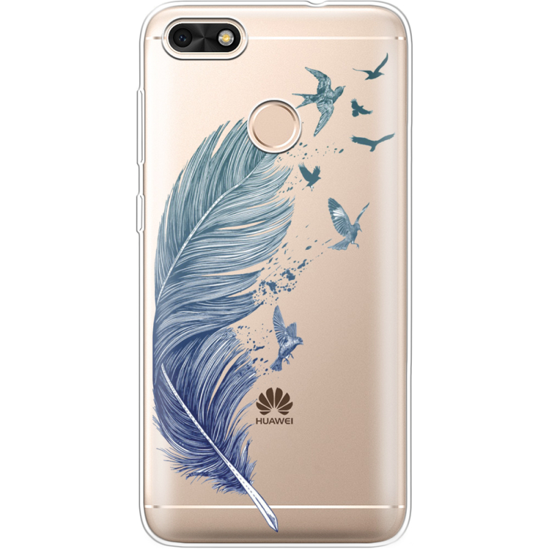 Прозрачный чехол Uprint Huawei Nova Lite 2017 Feather