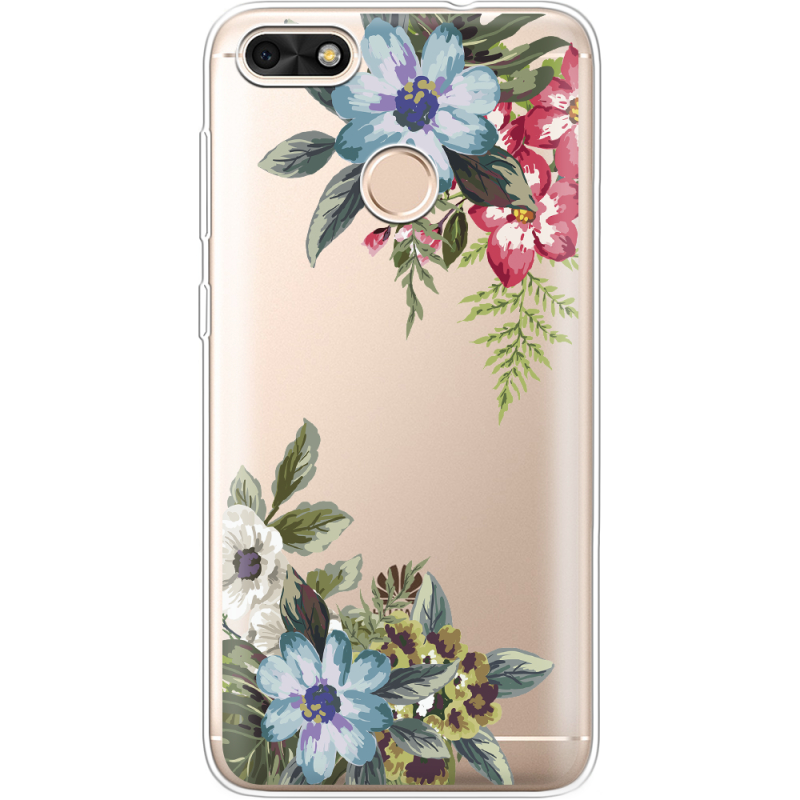 Прозрачный чехол Uprint Huawei Nova Lite 2017 Floral
