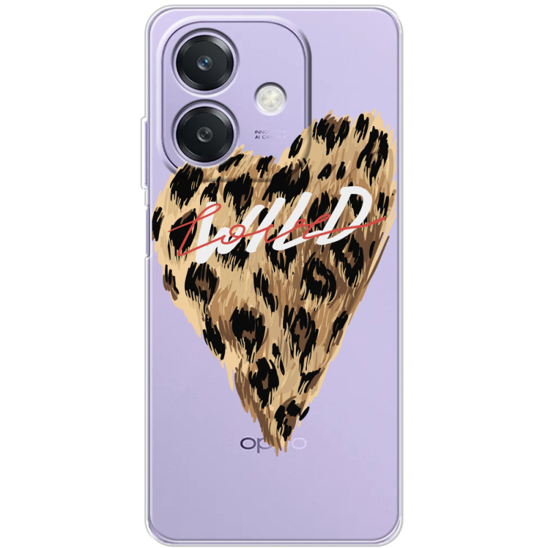 Прозорий чохол BoxFace OPPO A3 Wild Love