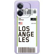 Прозорий чохол BoxFace OPPO A3 Ticket Los Angeles