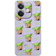 Прозорий чохол BoxFace OPPO A3 Pattern Baby Yoda