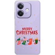 Прозорий чохол BoxFace OPPO A3 Merry Christmas