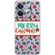 Прозорий чохол BoxFace OPPO A3 Vintage Christmas Pattern