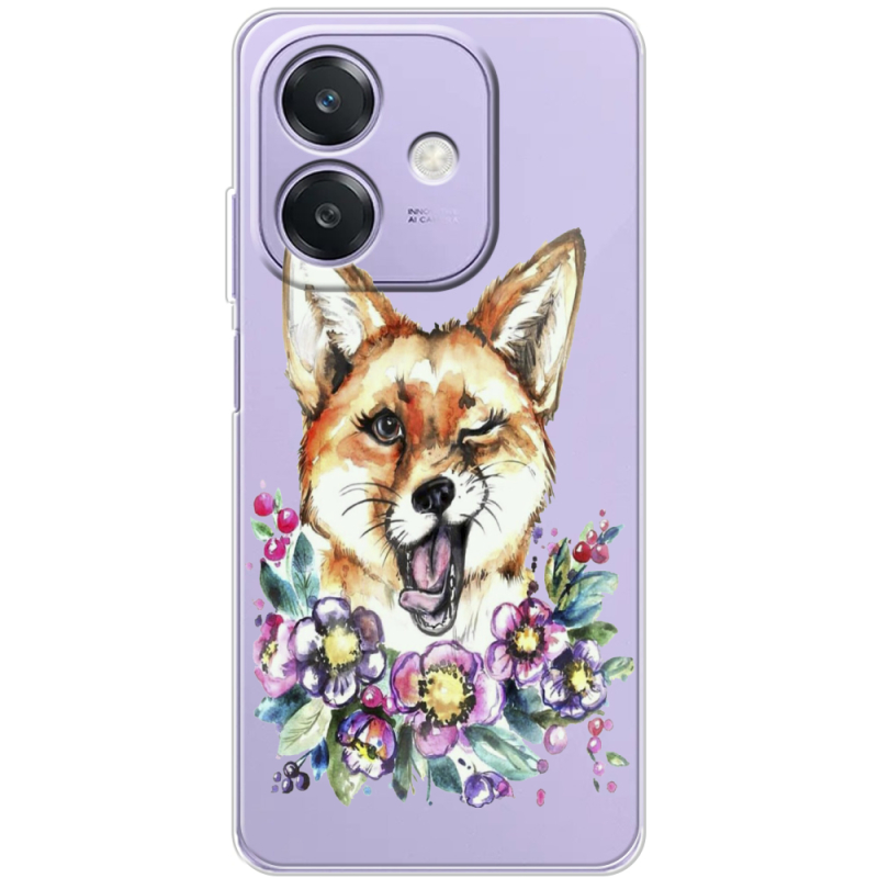 Прозорий чохол BoxFace OPPO A3 Winking Fox