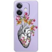 Чохол зі стразами OPPO A3 Heart