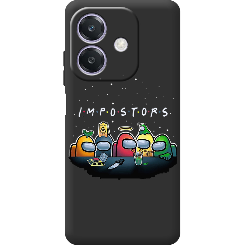 Чорний чохол BoxFace Oppo A3 Among Us Impostors