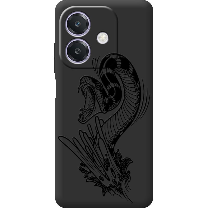 Чорний чохол BoxFace Oppo A3 Snake