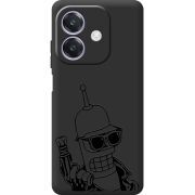 Чорний чохол BoxFace Oppo A3 