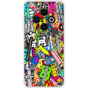 Чохол BoxFace Tecno Spark 30C Multicolored Inscriptions