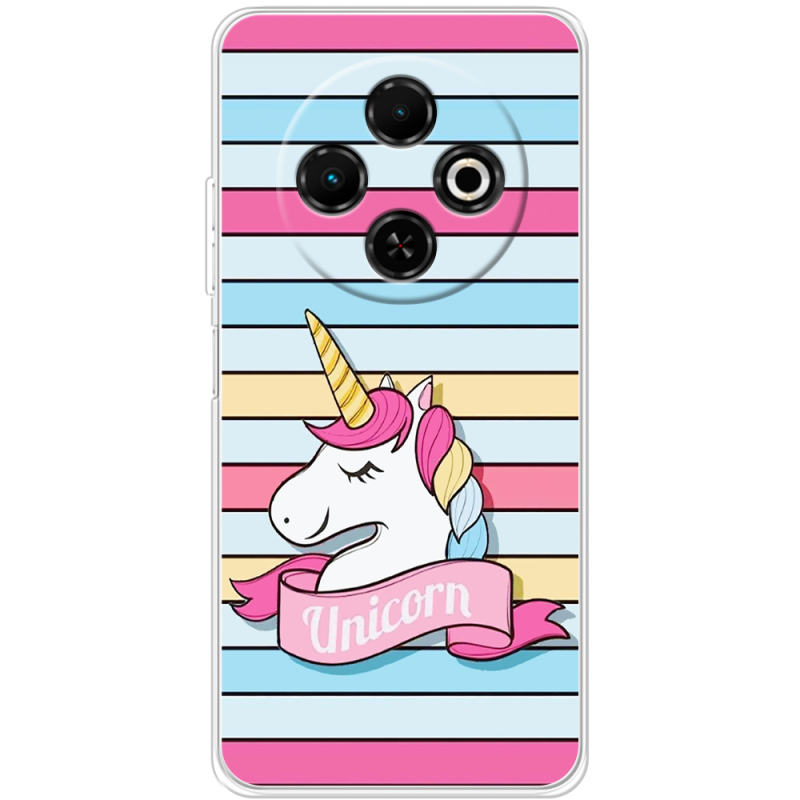 Чохол BoxFace Tecno Spark 30C Unicorn