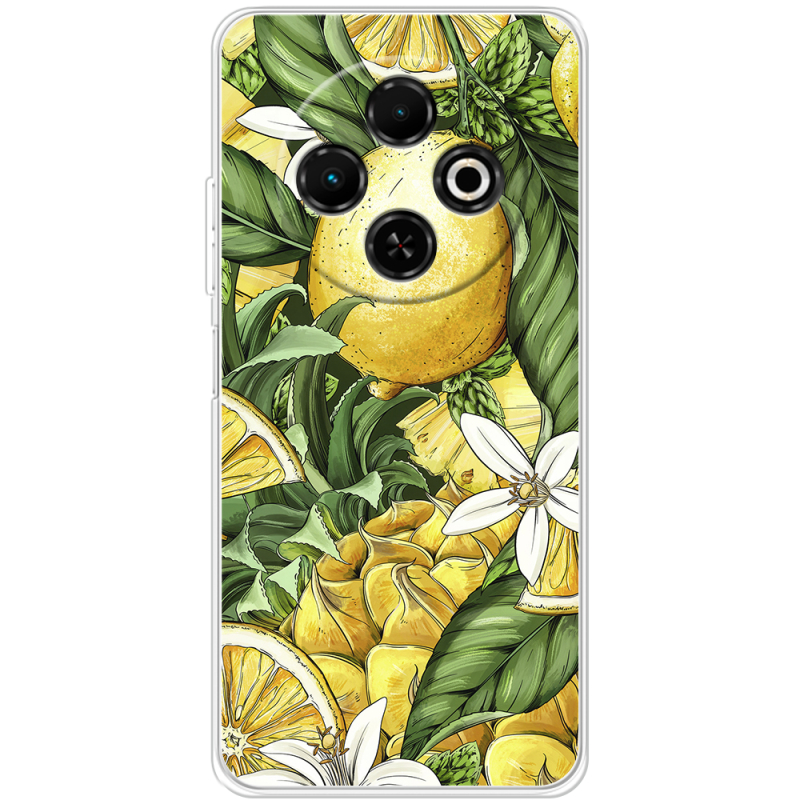Чохол BoxFace Tecno Spark 30C Lemon Pattern