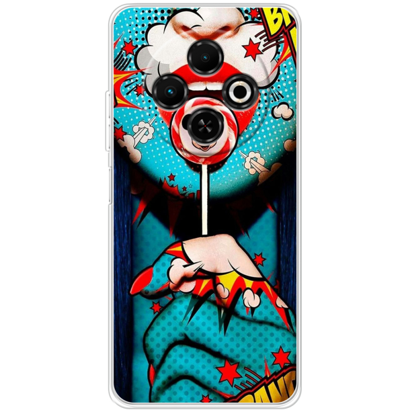 Чохол BoxFace Tecno Spark 30C Girl Pop Art