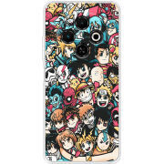 Чохол BoxFace Tecno Spark 30C Anime Stickers