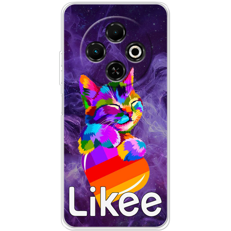 Чохол BoxFace Tecno Spark 30C Likee Cat