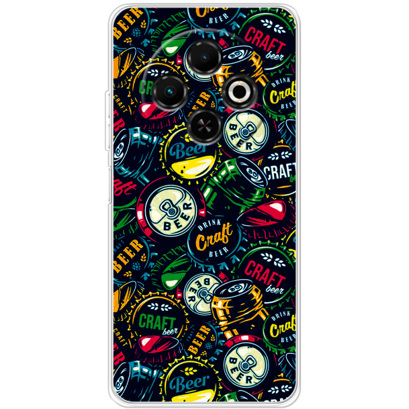 Чохол BoxFace Tecno Spark 30C Bottle Caps