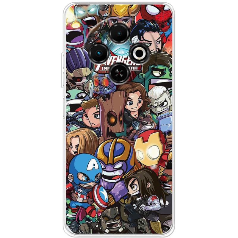 Чохол BoxFace Tecno Spark 30C Avengers Infinity War