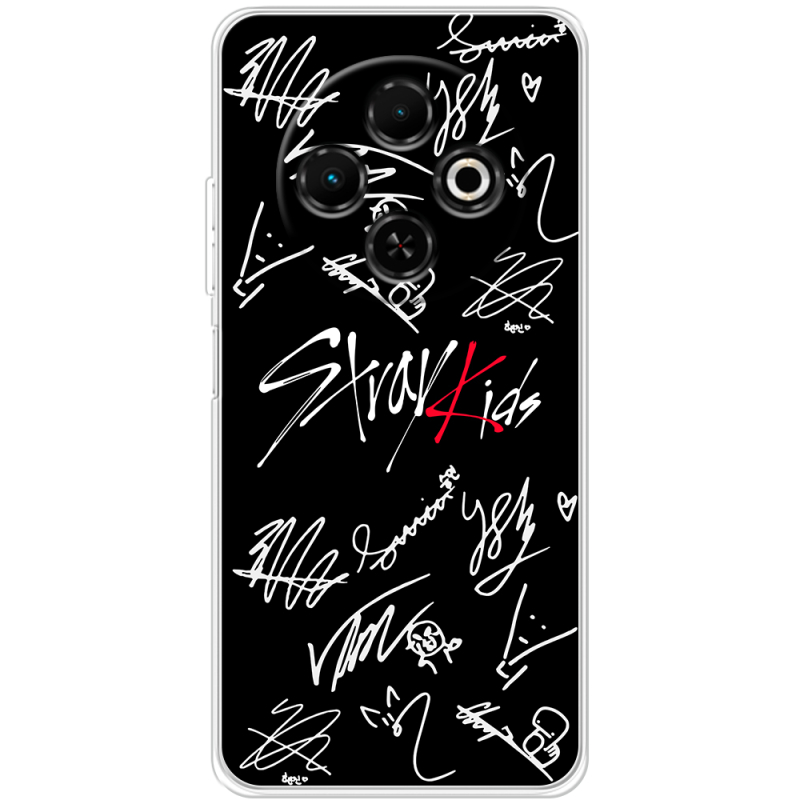 Чохол BoxFace Tecno Spark 30C Stray Kids автограф