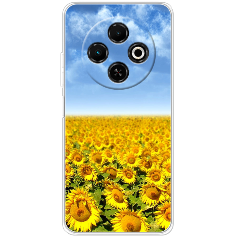 Чохол BoxFace Tecno Spark 30C Подсолнухи