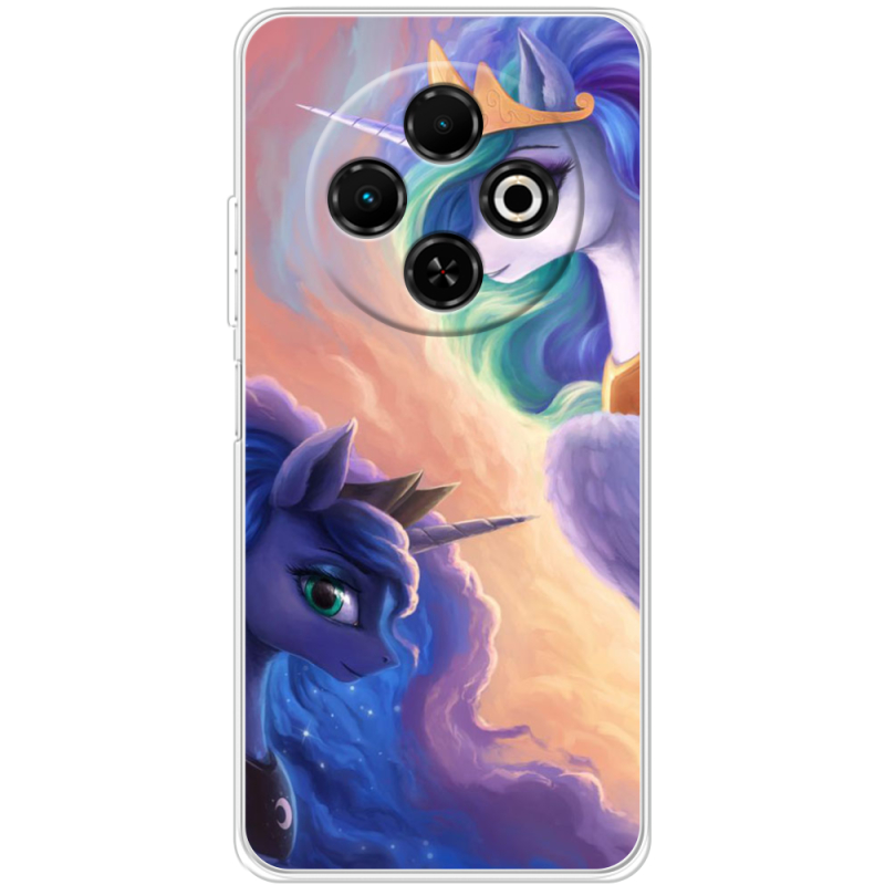 Чохол BoxFace Tecno Spark 30C My Little Pony Rarity  Princess Luna