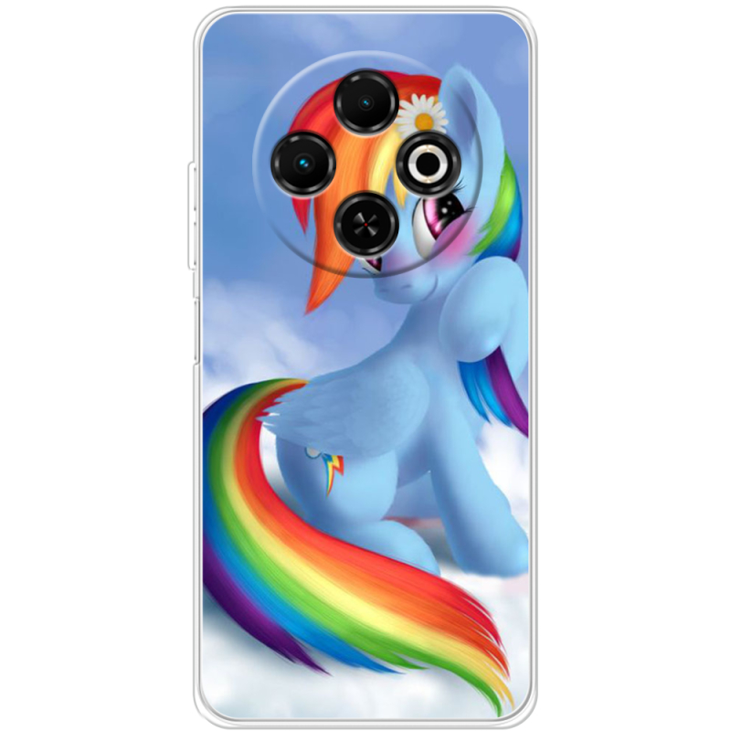 Чохол BoxFace Tecno Spark 30C My Little Pony Rainbow Dash