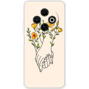 Чохол BoxFace Tecno Spark 30C Flower Hands