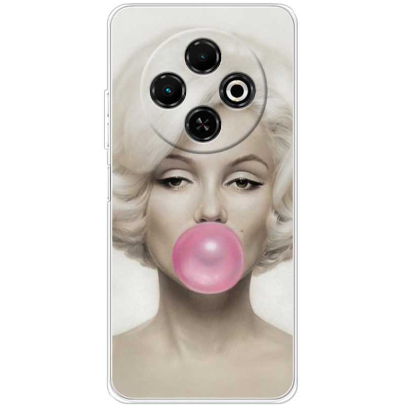 Чохол BoxFace Tecno Spark 30C Marilyn Monroe Bubble Gum