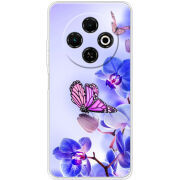 Чохол BoxFace Tecno Spark 30C Orchids and Butterflies