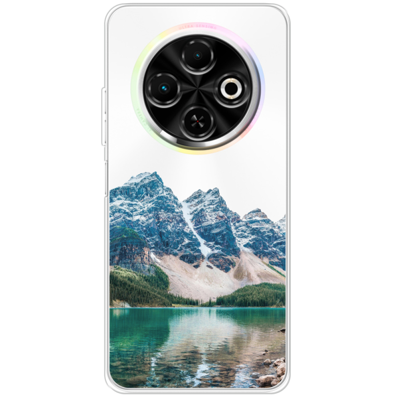 Прозорий чохол BoxFace Tecno Spark 30C Blue Mountain