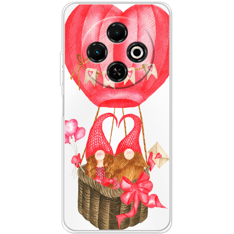 Прозорий чохол BoxFace Tecno Spark 30C Valentine Dwarfs