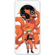 Прозорий чохол BoxFace Tecno Spark 30C Naruto and Kurama