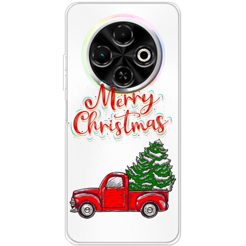 Прозорий чохол BoxFace Tecno Spark 30C Holiday Car