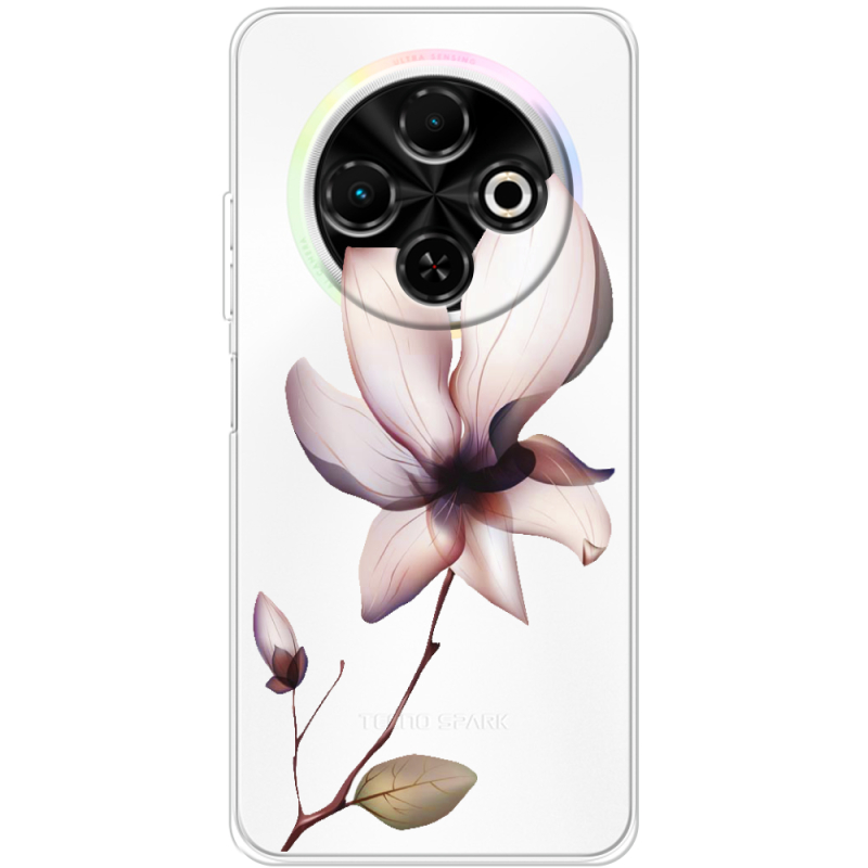 Прозорий чохол BoxFace Tecno Spark 30C Magnolia