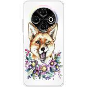 Прозорий чохол BoxFace Tecno Spark 30C Winking Fox