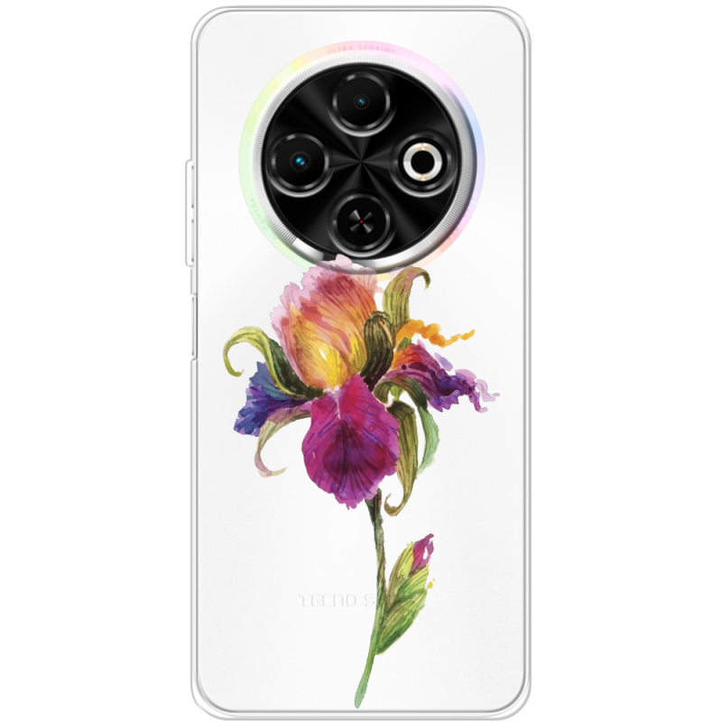 Прозорий чохол BoxFace Tecno Spark 30C Iris