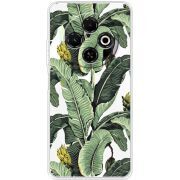 Прозорий чохол BoxFace Tecno Spark 30C Banana Leaves