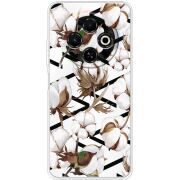 Прозорий чохол BoxFace Tecno Spark 30C Cotton flowers