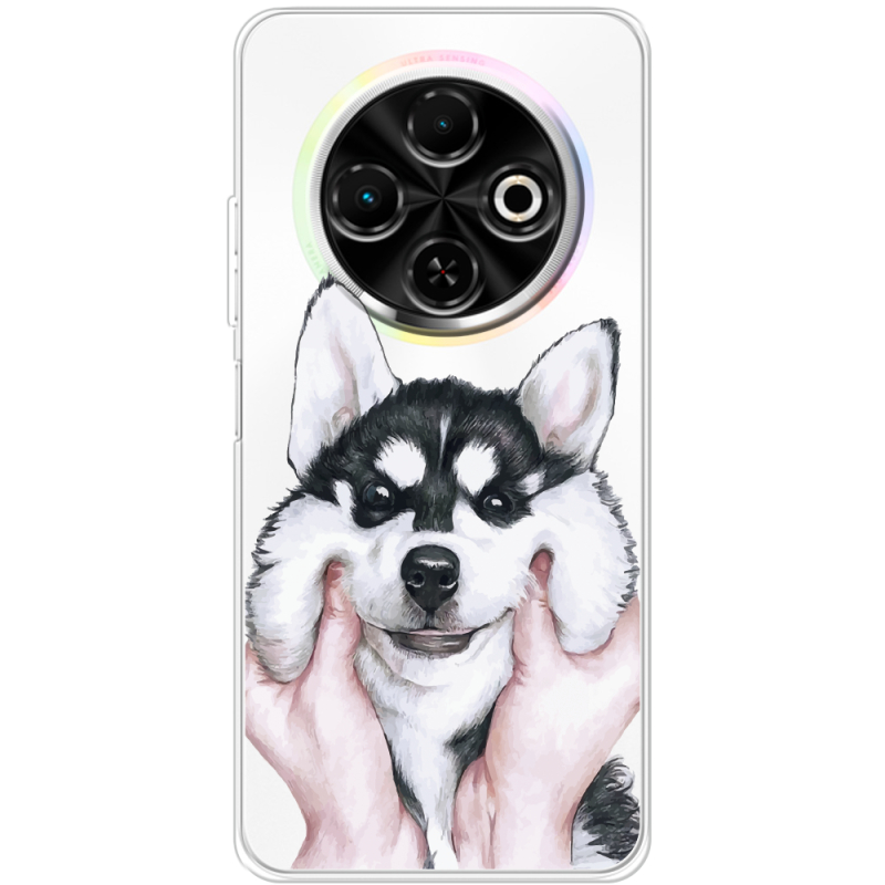 Прозорий чохол BoxFace Tecno Spark 30C Husky