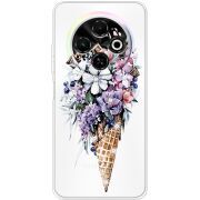 Чохол зі стразами Tecno Spark 30C Ice Cream Flowers