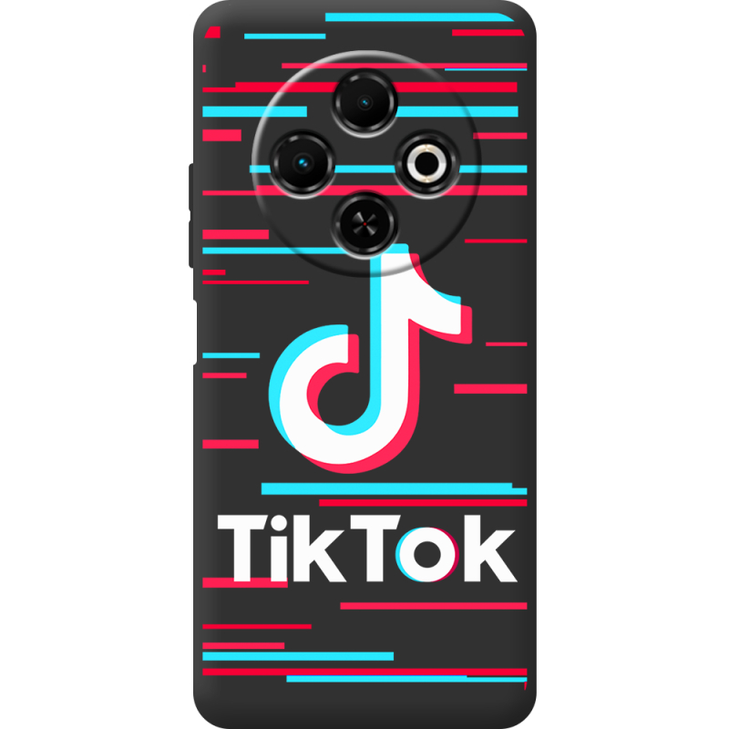 Чорний чохол BoxFace Tecno Spark 30C Tik Tok