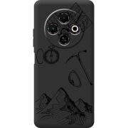 Чорний чохол BoxFace Tecno Spark 30C Mountains