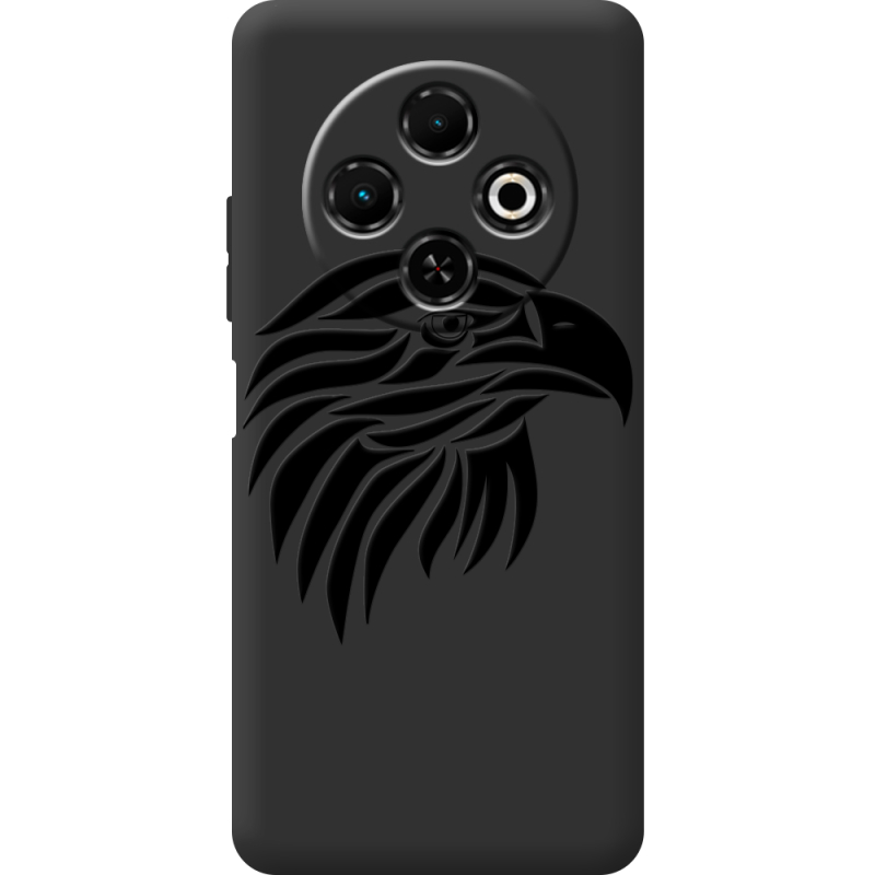 Чорний чохол BoxFace Tecno Spark 30C Eagle